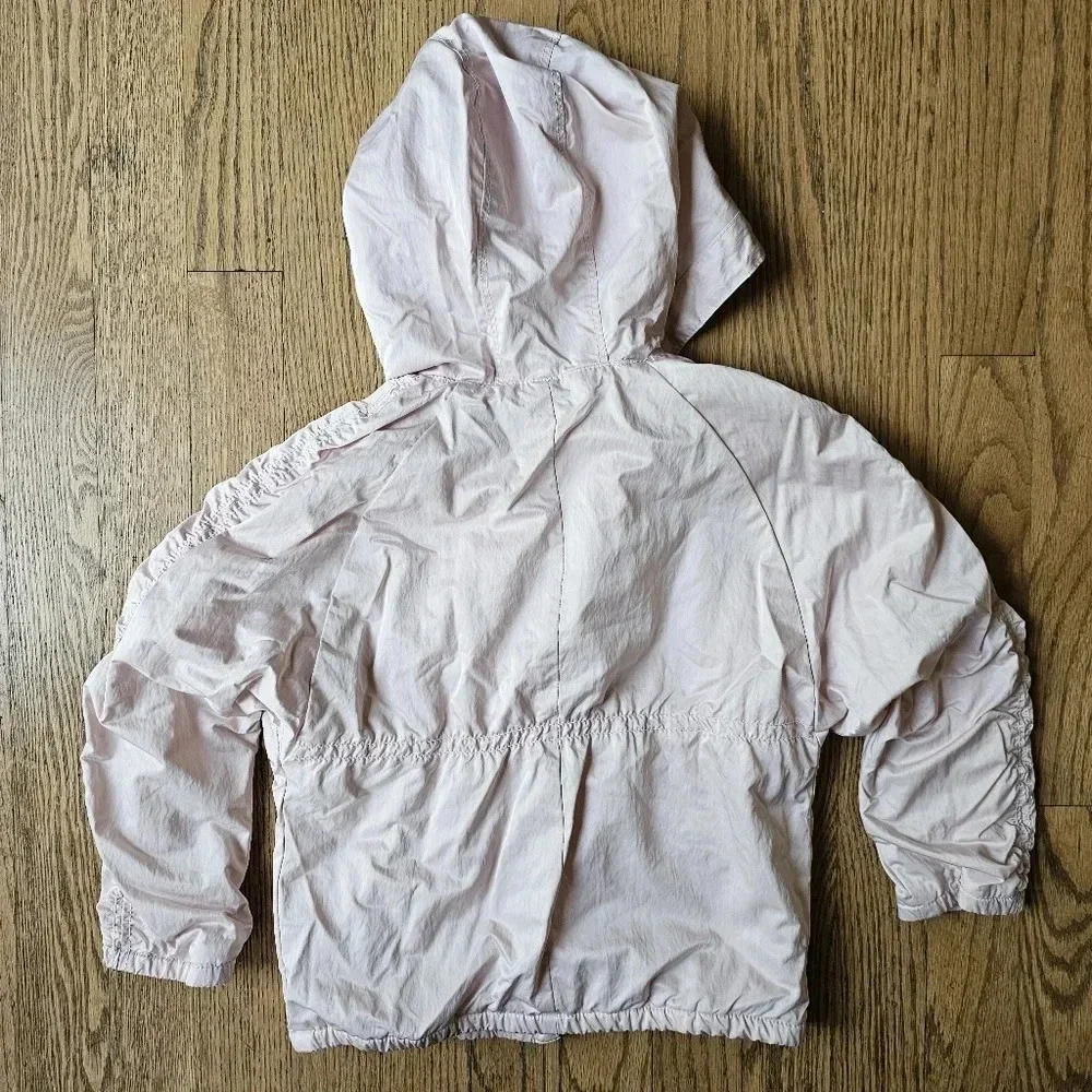 Gap light pink hooded jacket girls size 5T